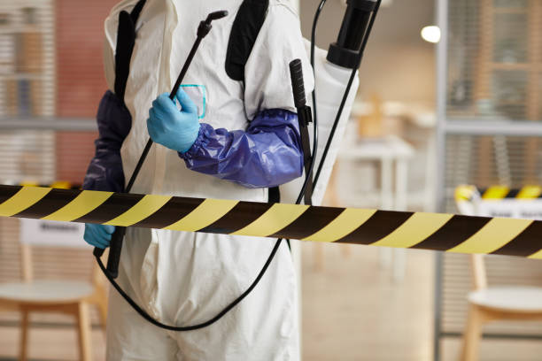 Professional Biohazard Cleanup technician working in Green Valley Lake, CA